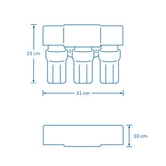 Systém filtrácie vody pod umývadlo Aquasana AQ-5300 