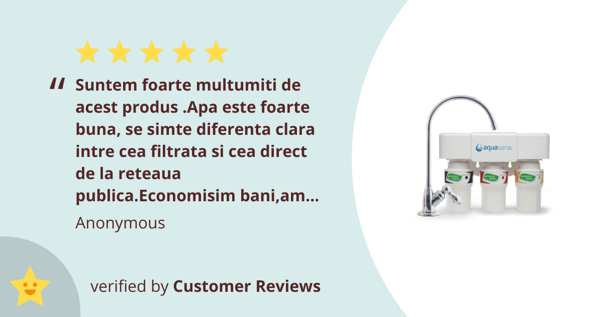 Systém filtrácie vody pod umývadlo Aquasana AQ-5300 
